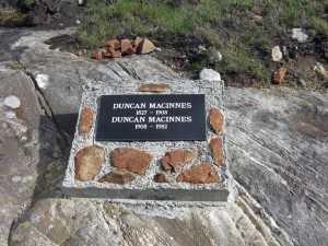 Memorial to Two MacInnes Family Members