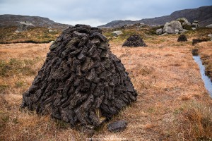 Peat Cutting on the Isle of Harris